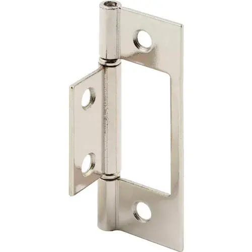 Save Now Prime-Line N 7273 Bi-Fold Door Hinge, 3 in., Steel, Satin Nickel Plated, Non-Mortise (Pack of 2)