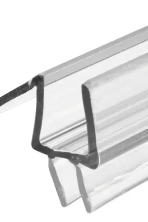 Hot Deal Prime-Line M 6258 -1 Frameless Shower Door Bottom Seal, 3/8 in. x 36 in., Vinyl, Clear