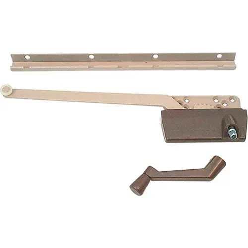 Price Drop Prime-Line H 3949 Wood Casement Operator with Track and 9-1/2-Inch Arm, Bronze