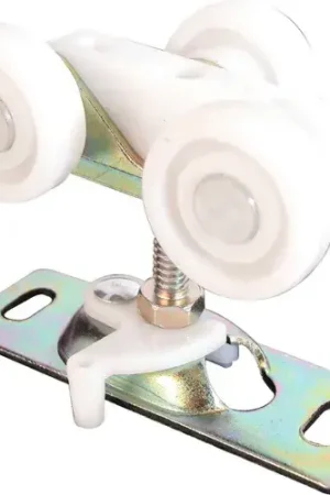 Prime-Line N 6848 Pocket Door Roller, Tri-Wheel, 1-Inch Flat Nylon Wheels,(Pack of 2) Professional Grade