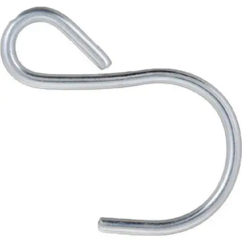 S-Hook - 2-1/8" L x .120" Thick - Steel - Zinc Clear - USA - G.L. Huyett SHOOK-007 - Pkg Qty 100 Professional Grade