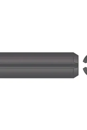 M12 x M60 Spring Pin - High Carbon Steel - Plain - ASME B18.8.4M - Made In USA - Pkg Qty 25 Bargain