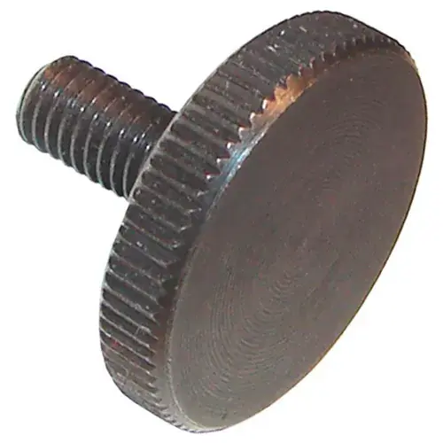 Hot Picks Large Head Thumb Screw - M6 x 1.0 - 16mm Thread - 24mm Head Dia. - 5mm Head H - Steel - Pkg of 5