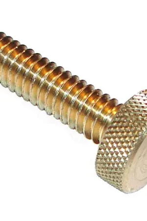 Must Have Precision Brass Thumb Screw - 4-40 - 5/16" Thread - 5/16" Head Dia. - 3/16" Head H - Pkg of 10