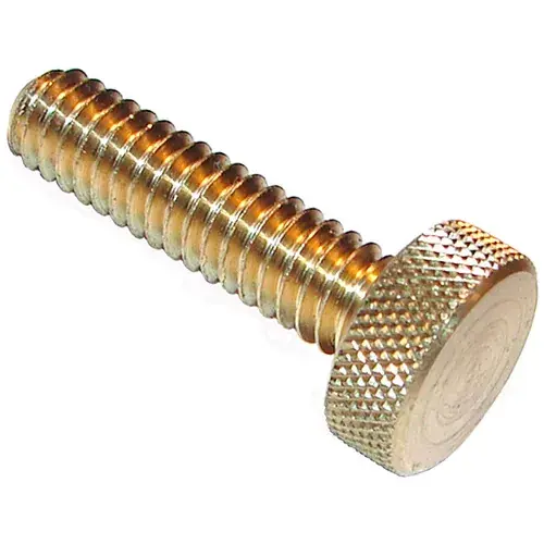 Must Have Precision Brass Thumb Screw - 4-40 - 5/16" Thread - 5/16" Head Dia. - 3/16" Head H - Pkg of 10