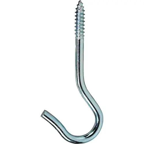 L.H.Dottie® Screw Hook, Carbon Steel, 6, 100 Pack Fresh Stock