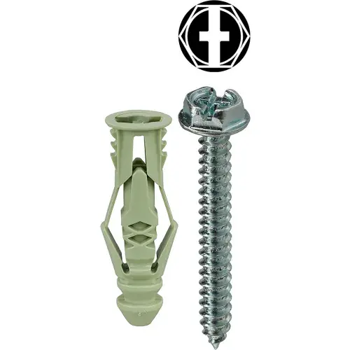 Buy Today L.H.Dottie® Triple Grip Anchor Kit w/ Combo Hex Head Screw, 12, 101 Pieces
