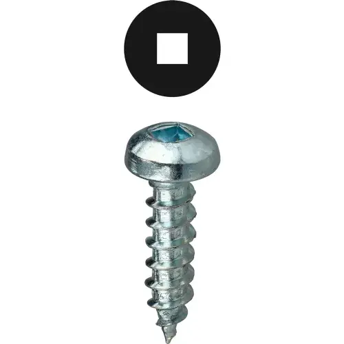 L.H.Dottie® Sheet Metal Screw, Square Pan Head, Carbon Steel, 6 x 1-1/4", 100 Pack New Arrival