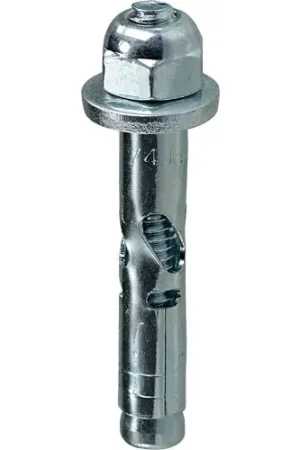 While Supplies Last L.H.Dottie® Sleeve Anchor w/ Acorn Nut, Hex Head, 1/4" x 1-3/8", 100 Pack