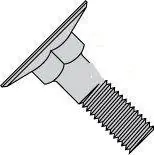 1/4-20 X 2" Elevator Bolts Steel Zinc Plated Partially Threaded (400 / Pkg.) Affordable