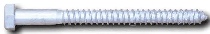 In Demand 5/16" X 2-1/2" Hex Head Lag Screws Steel Hot Dipped Galvanized (300 / Pkg.)
