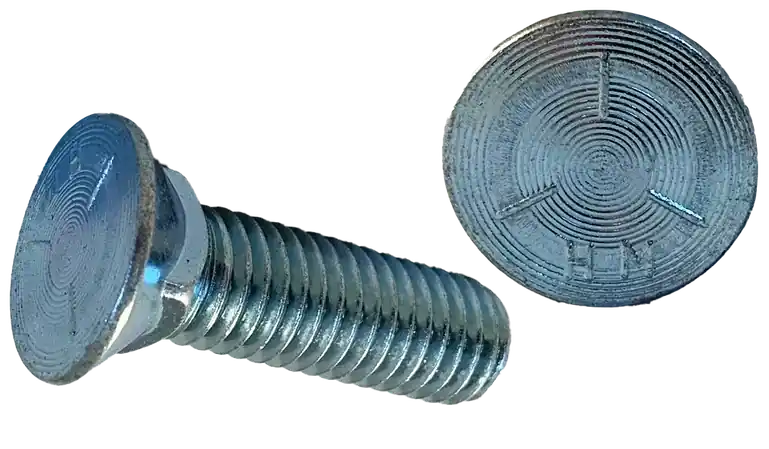 5/8-11 X 2" Plow Bolts Flat 3 Head Grade 5 Steel (200 / Pkg.) Top Pick