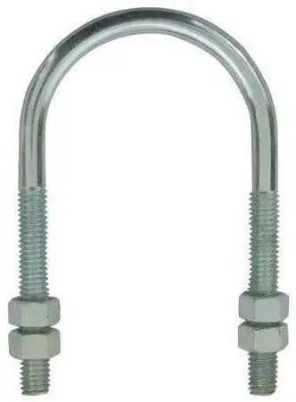 Next Day Delivery 1/2"-13 X 4-9/16" X 6-3/4" U Bolts Long Tangent, With Four Nuts Steel Zinc Plated (35 / Pkg.)