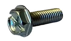8-32 X 1" Machine Screws Indented Hex Head Combination Drive Steel Zinc Plated (4000/Pkg.) Clearance