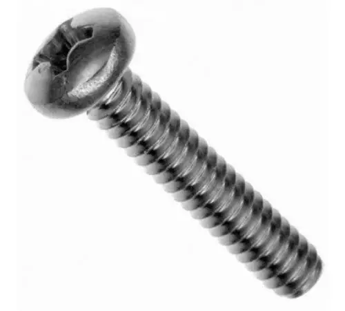 10-32 X 3/8" Machine Screws Round Head Combination Drive Steel Zinc Plated (8000/Pkg.) Free Returns