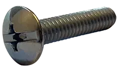 10-24 X 1/2" Machine Screws Truss Head Combination Drive Steel Zinc Plated (8000/Pkg.) Big Sale