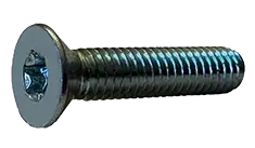 Professional Grade 10-24 X 5/8" Machine Screws Flat Head Six Lobe Drive Steel Zinc Plated (8000/Pkg.)