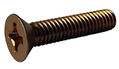 6-32 X 1-3/4" Machine Screws Flat Head Phillips Drive Steel Cadmium Yellow (5000/Pkg.) Next Day Delivery