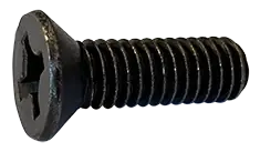 Price Cut 6-32 X 1-1/4" Machine Screws Flat Head Phillips Drive Steel Zinc Black (8000/Pkg.)