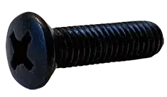 Weekend Sale 8-32 X 5/8" Machine Screws Oval Head Phillips Drive Steel Black Oxide (10000/Pkg.)