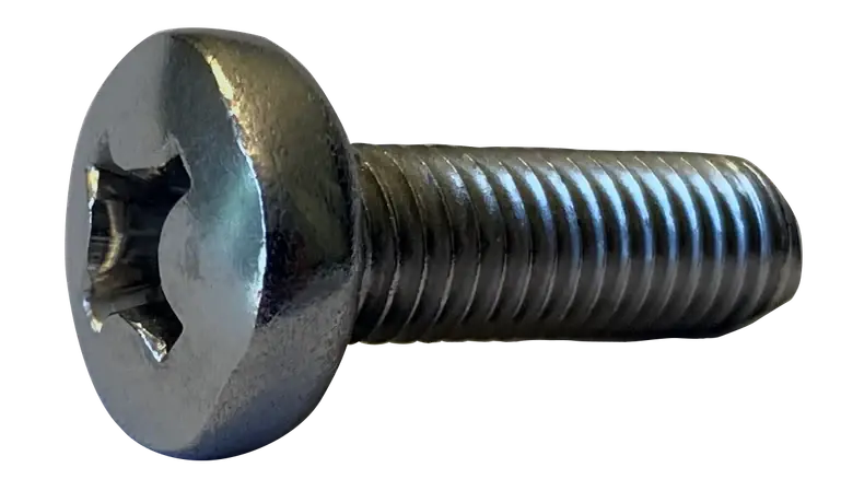 2-56 X 5/8" Machine Screws Pan Head Phillips Drive 18/8 Stainless Steel Black Oxide (3000/Pkg.) Popular