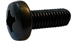 Time-Limited M6-1.0 X 35mm Machine Screws Pan Head Phillips Drive Steel Black Oxide (600/Pkg.)