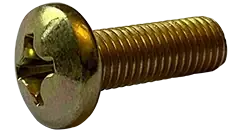 4-40 X 3/8" Machine Screws Pan Head Phillips Drive Steel Zinc Yellow (10000/Pkg.) Hot Deal