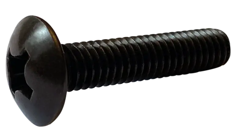 1/4"-20 X 1-1/2" Machine Screws Truss Head Phillips Drive Steel Black Oxide (1250/Pkg.) Brand New