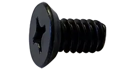 4-40 X 7/16" Machine Screws Undercut Flat Head Phillips Drive 18/8 Stainless Steel Black Oxide (7000/Pkg.) Express Delivery