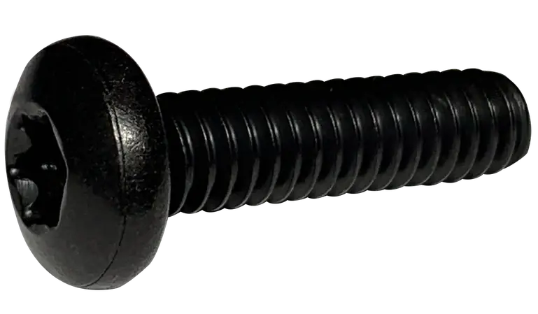 6-32 X 5/8" Machine Screws Pan Head Six Lobe Drive Steel Black Oxide (10000/Pkg.) Direct From Factory