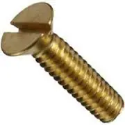10-24 X 5/8" Machine Screws Flat Head Slotted Drive Silicon Bronze (50/Pkg.) Crafted