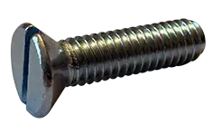 Seasonal Sale 1/4"-20 X 4" Machine Screws Flat Head Slotted Drive Steel Zinc Plated (100/Pkg.)