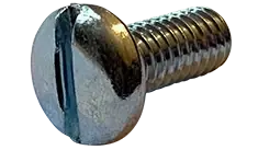 Bargain 8-32 X 5-1/2" Machine Screws Pan Head Slotted Drive Steel Zinc Plated (300/Pkg.)