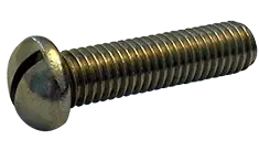 Fan Favorite 10-24 X 1" Machine Screws Round Head Slotted Drive 18/8 Stainless Steel (500/Pkg.)