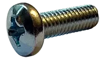 Buy Today M5-0.8 X 35mm Machine Screws Pan Head Phillips Drive Steel Zinc Plated (200/Pkg.)