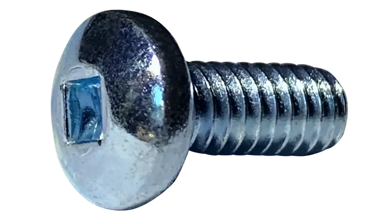 8-32 X 3/8" Machine Screws Pan Head Square Drive Steel Zinc Plated (10000/Pkg.) Low Price