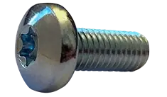 Authentic M4-0.7 X 10mm Machine Screws Pan Head Six Lobe Drive Steel Zinc Plated (2000/Pkg.)