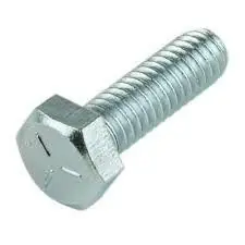 Trusted Brand 5/16-18 X 1-1/2" Hex Tap Bolts Grade 8 Steel Zinc Plated Left Hand Fully Threaded (10 / Pkg.)