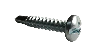 Popular 8-18 X 3/4" Self-Drilling Screws Pan Head Combination Drive Point Type 2 Steel Zinc Plated (9000/Pkg.)