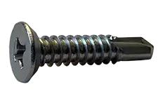 Save Now 1/4"-14 X 3/4" Self-Drilling Screws Flat Undercut Head Phillips Drive Point Type 3 410 Stainless Steel (2000/Pkg.)