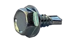 Fan Favorite 5/16"-12 X 1-1/2" Self-Drilling Screws Hex Washer with Serration Head Point Type 3 Steel Zinc Plated (600/Pkg.)