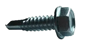 1-4/4 X 3/4" Self-Drilling Screws Indented Hex Washer Head Point Type 3 Steel Zinc Plated (3000/Pkg.) Holiday Sale