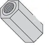 Limited Offer 6mm AF X M4-0.7 X 11mm Hex Female-Female Standoffs Aluminum (250 / Pkg.)