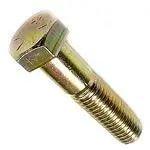 5/8-18 X 4-1/2" Hex Head Cap Screws Grade 8 Steel Yellow Zinc Partially Threaded (25 / Pkg.) Hot Picks