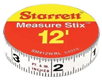 [1 PC] Measure Stix 1/2 X 4 Ft Luxury