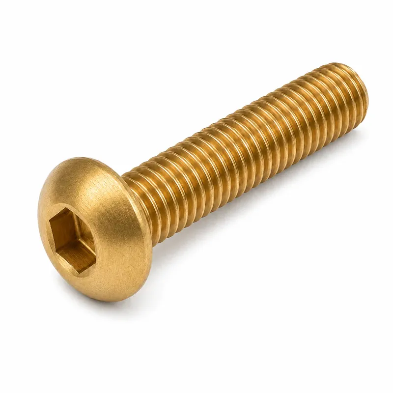 Special Offer 6-32 X 1/4" Socket Cap Screws Button Head Hex Socket Drive Brass (125 / Pkg.)