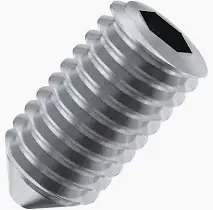 8-32 X 1/4" Cone Point Socket Set Screws Alloy Steel Black Oxide (100 / Pkg.) Hot Picks