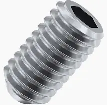 Weekend Sale 1/2-13 X 1" Cup Point Socket Set Screws 316 Stainless Steel (25 / Pkg.)