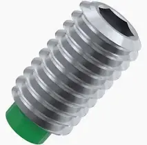 Authentic 1/2-13 X 5/8" Nylon Tip Socket Set Screws 18/8 Stainless Steel (100 / Pkg.)