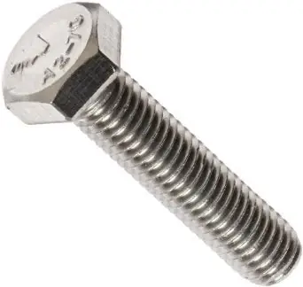 Top Pick 3/8-16 X 3-1/2" Hex Tap Bolts 18/8 Stainless Steel Fully Threaded (50 / Pkg.)